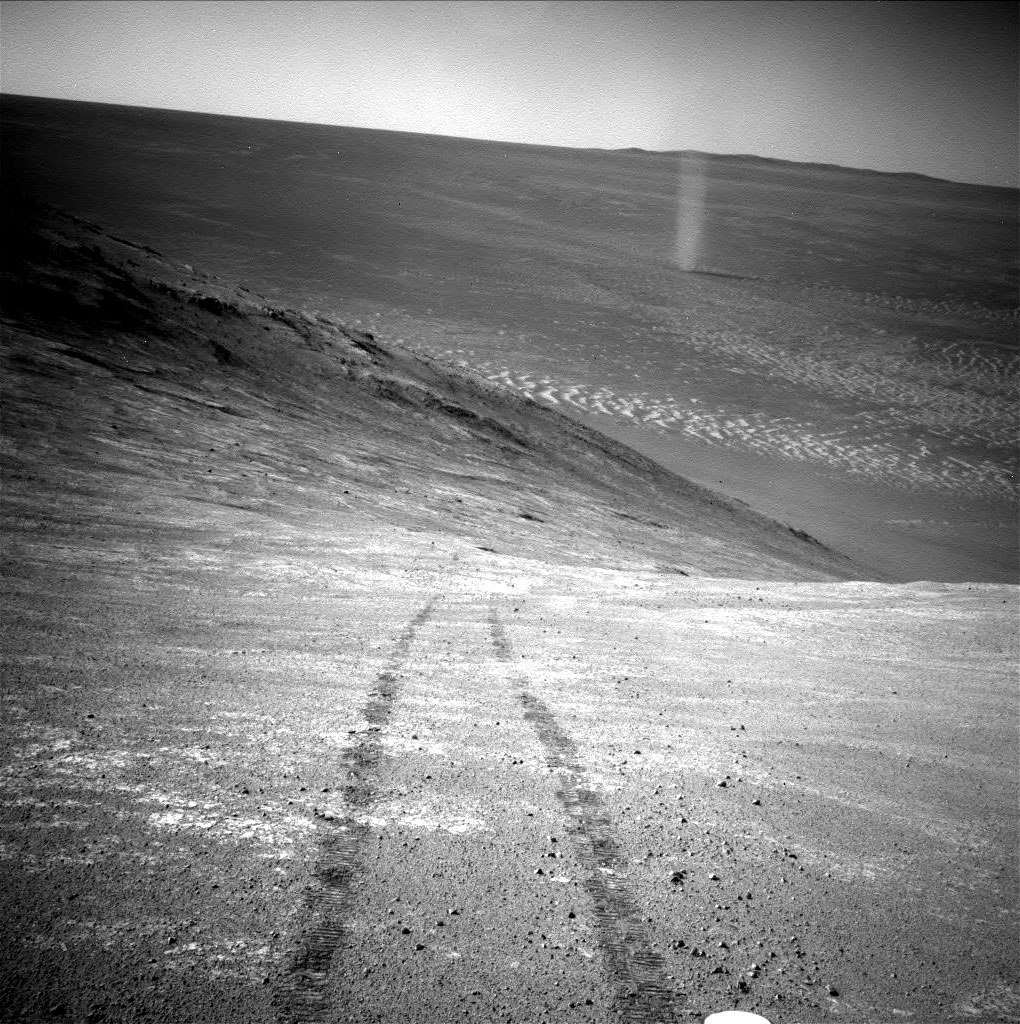 Opportunity's Devilish View from on High
