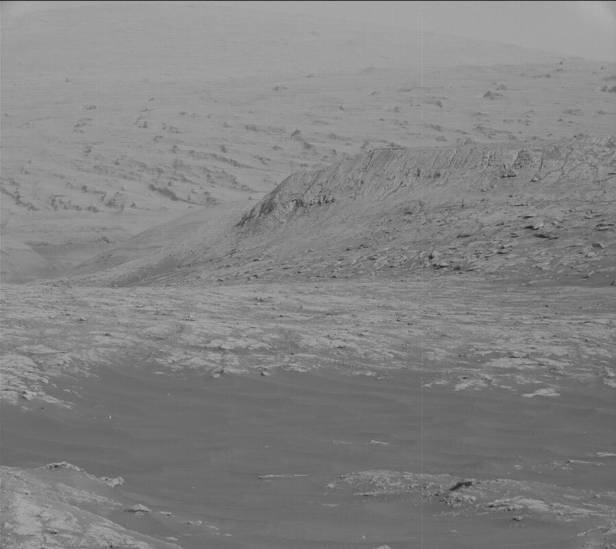 Surface of Mars with Bloodstone Hill