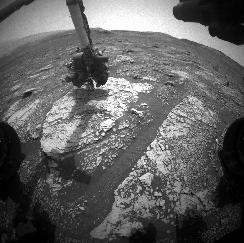 the APXS instrument on the "Mary Anning" target.