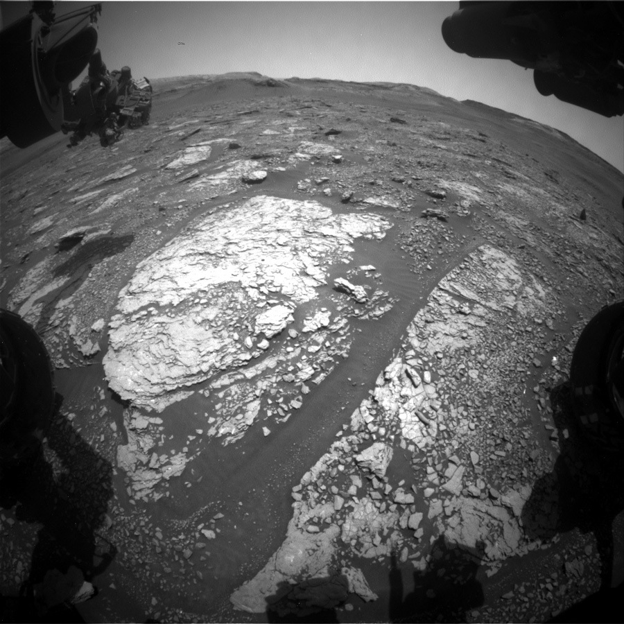 Surface of Mars, Mount Sharp in distance