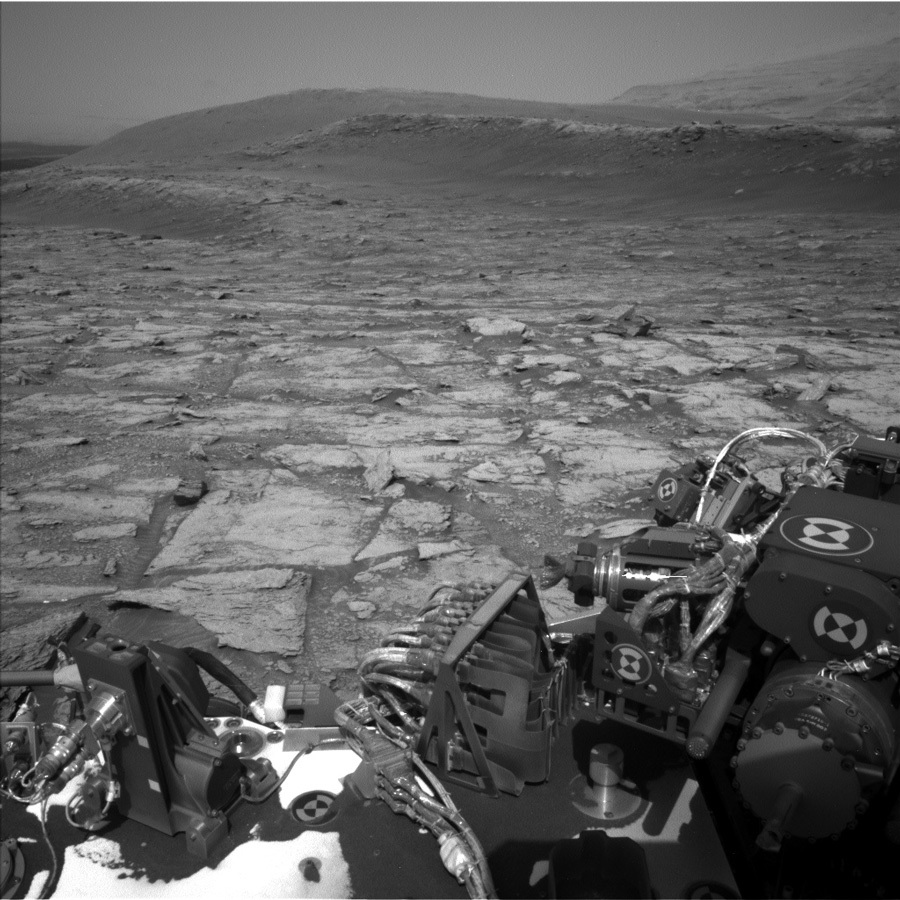 Surface of Mars taken by Curiosity rover