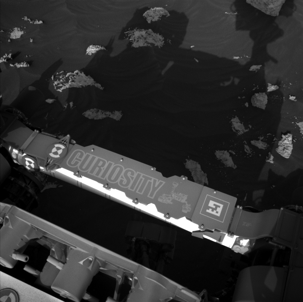 The rover Curiosity on Mars