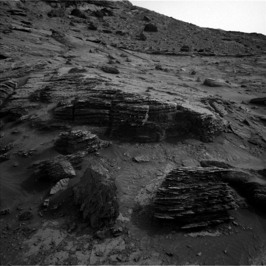 This image was taken by Left Navigation Camera onboard NASA's Mars rover Curiosity on Sol 3356. 