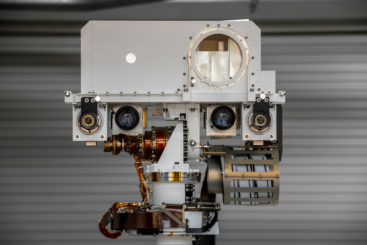 full-scale engineering model of NASA's Perseverance rover