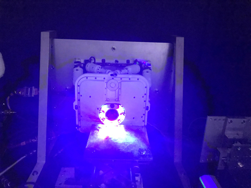 Image showing PIXL illuminated with purple lights