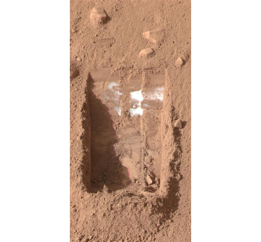 track on Mars