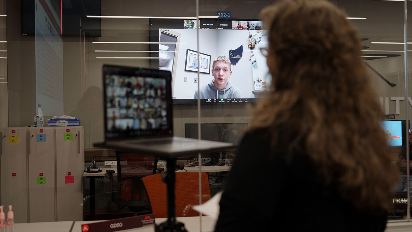 This student was one of 11 honored by Perseverance rover team members for overcoming academic challenges, during a live "You've Got Perseverance" webinar on April 4, 2023, from the rover's mission control area at NASA's Jet Propulsion Laboratory in Southern California.
